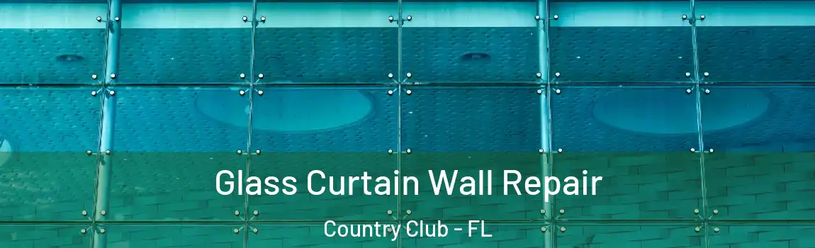 Glass Curtain Wall Repair Country Club - FL