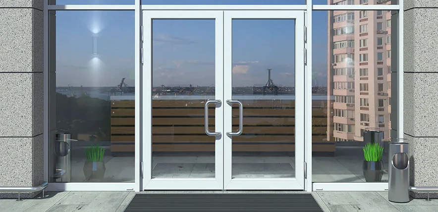 storefront glass repair in Country Club, FL